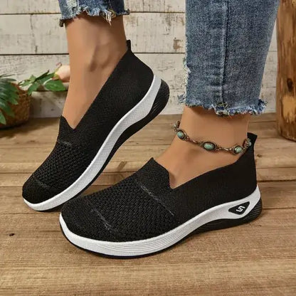 Women's Casual Breathable Slip On Orthopaedic Walking Sneakers